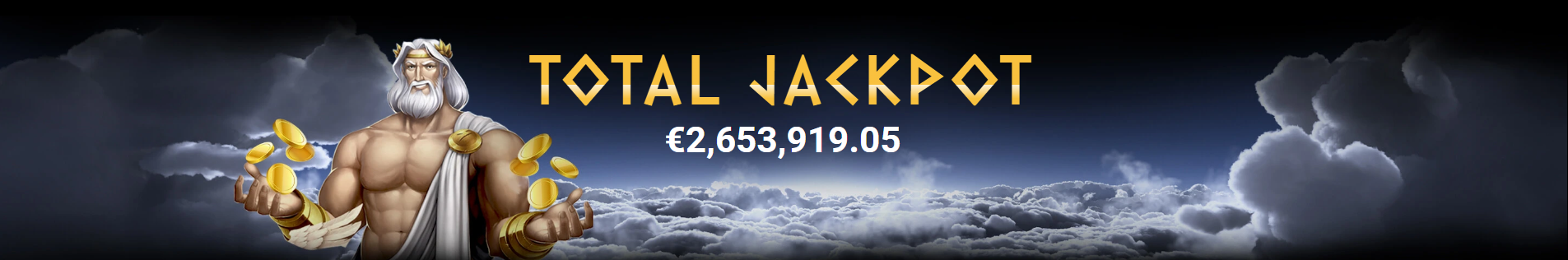 Jackpot progressif Olympe Casino